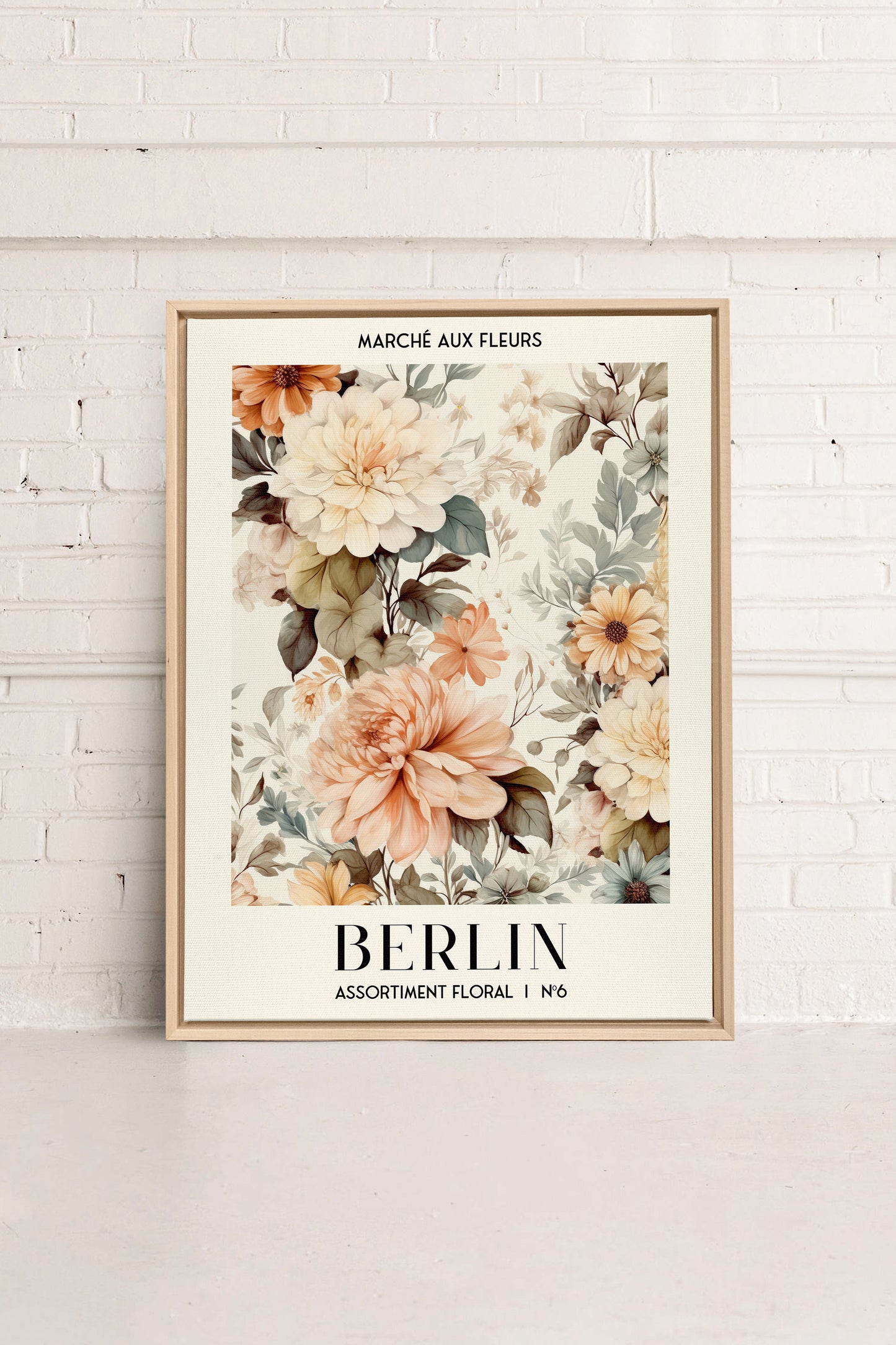 BERLIN, Oeuvre sur toile étirée