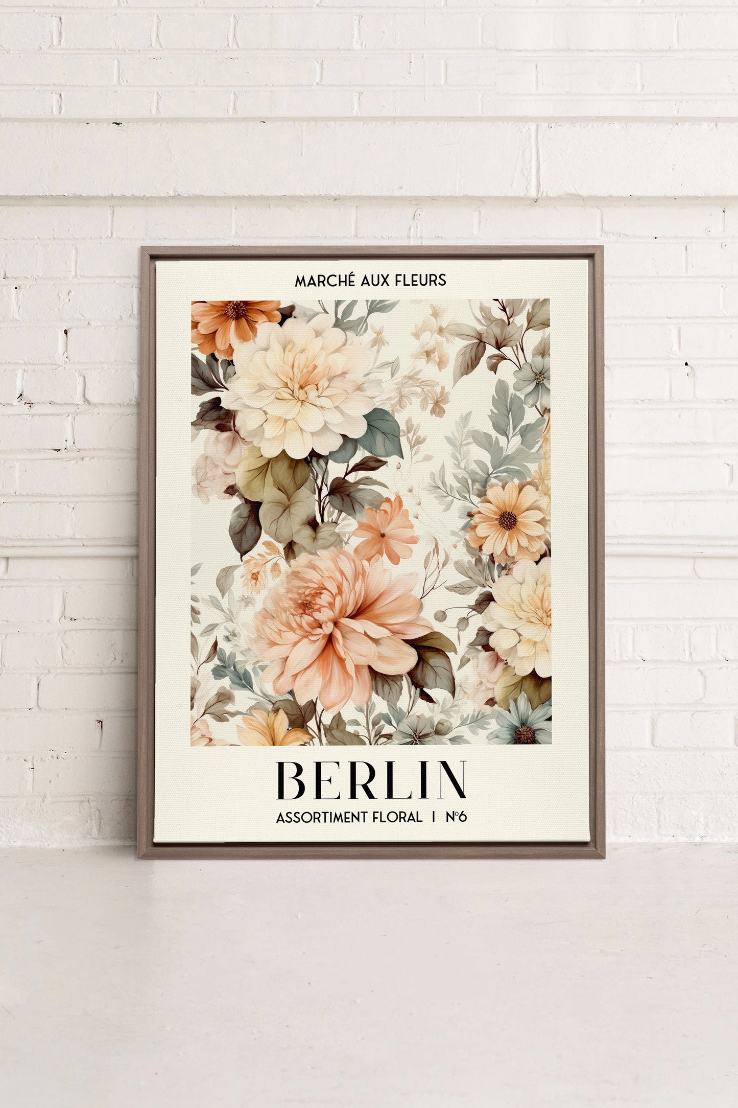 BERLIN, Oeuvre sur toile étirée