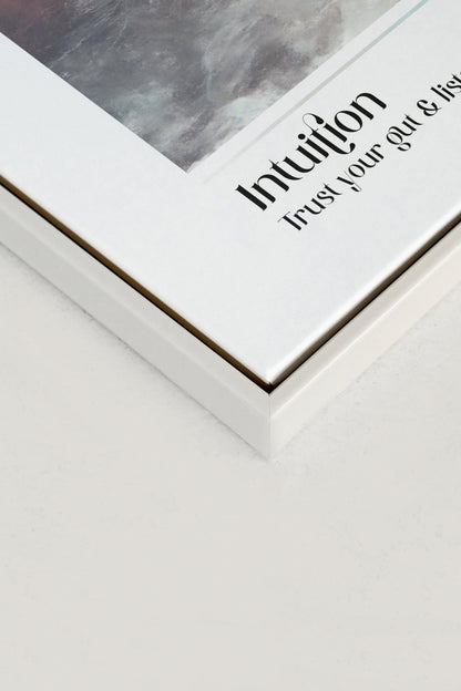 Intuition, Oeuvre sur toile étirée