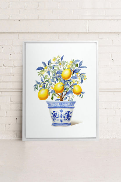 LEMON BREEZE, Oeuvre sur toile étirée