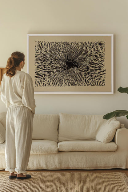 ANCIENT ROOTS, Oeuvre sur toile étirée