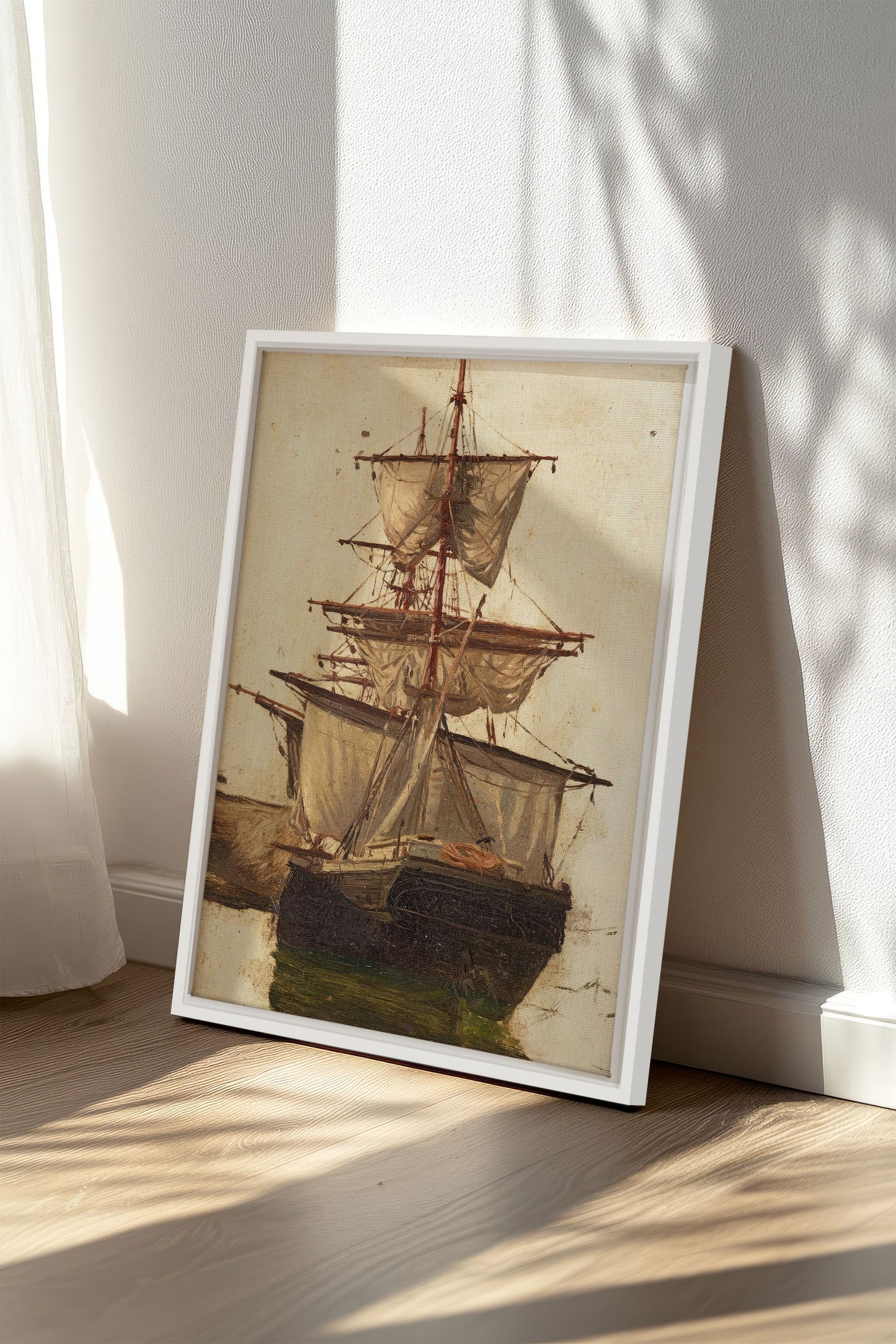 BRISE ANTIQUE, Oeuvre sur toile étirée