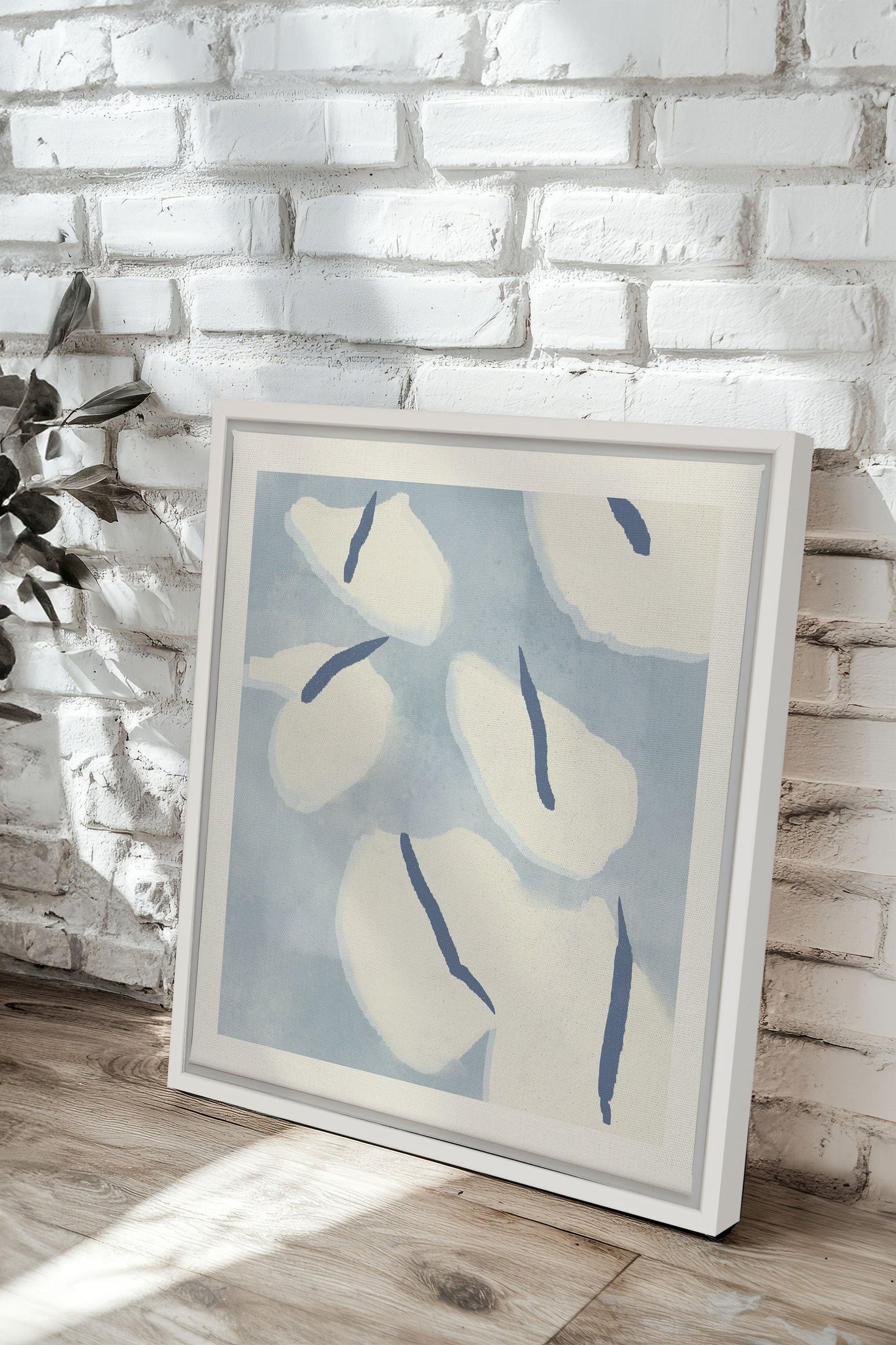 COTON MARINE, Oeuvre sur toile étirée