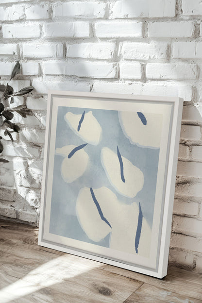 COTON MARINE, Oeuvre sur toile étirée
