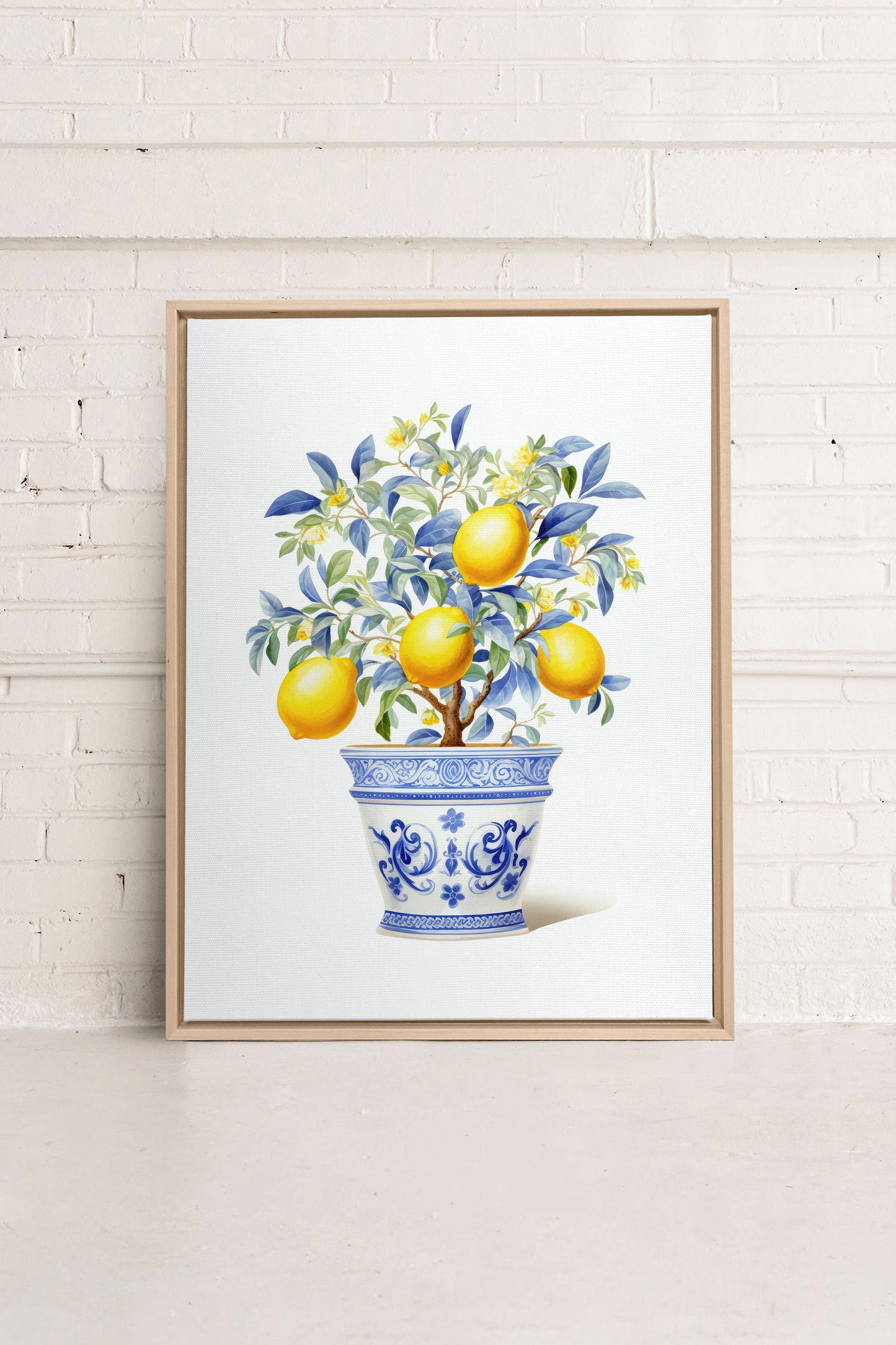LEMON BREEZE, Oeuvre sur toile étirée