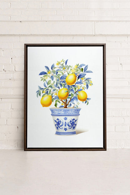 LEMON BREEZE, Oeuvre sur toile étirée