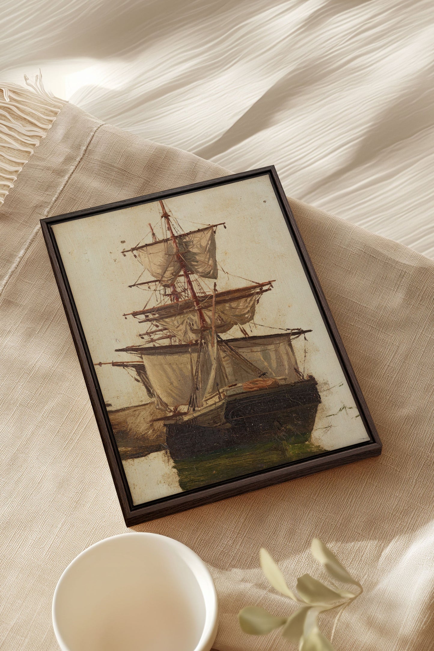 BRISE ANTIQUE, Oeuvre sur toile étirée