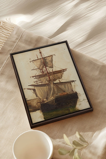 BRISE ANTIQUE, Oeuvre sur toile étirée