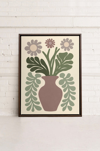 CHIC FLORAL, Oeuvre sur toile étirée