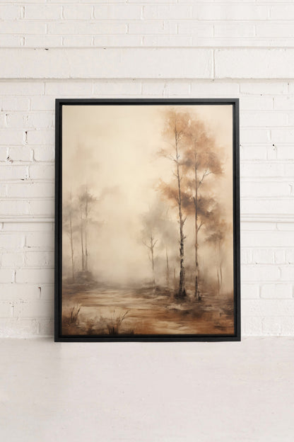 ENIGMATIC FOREST, Oeuvre sur toile étiré