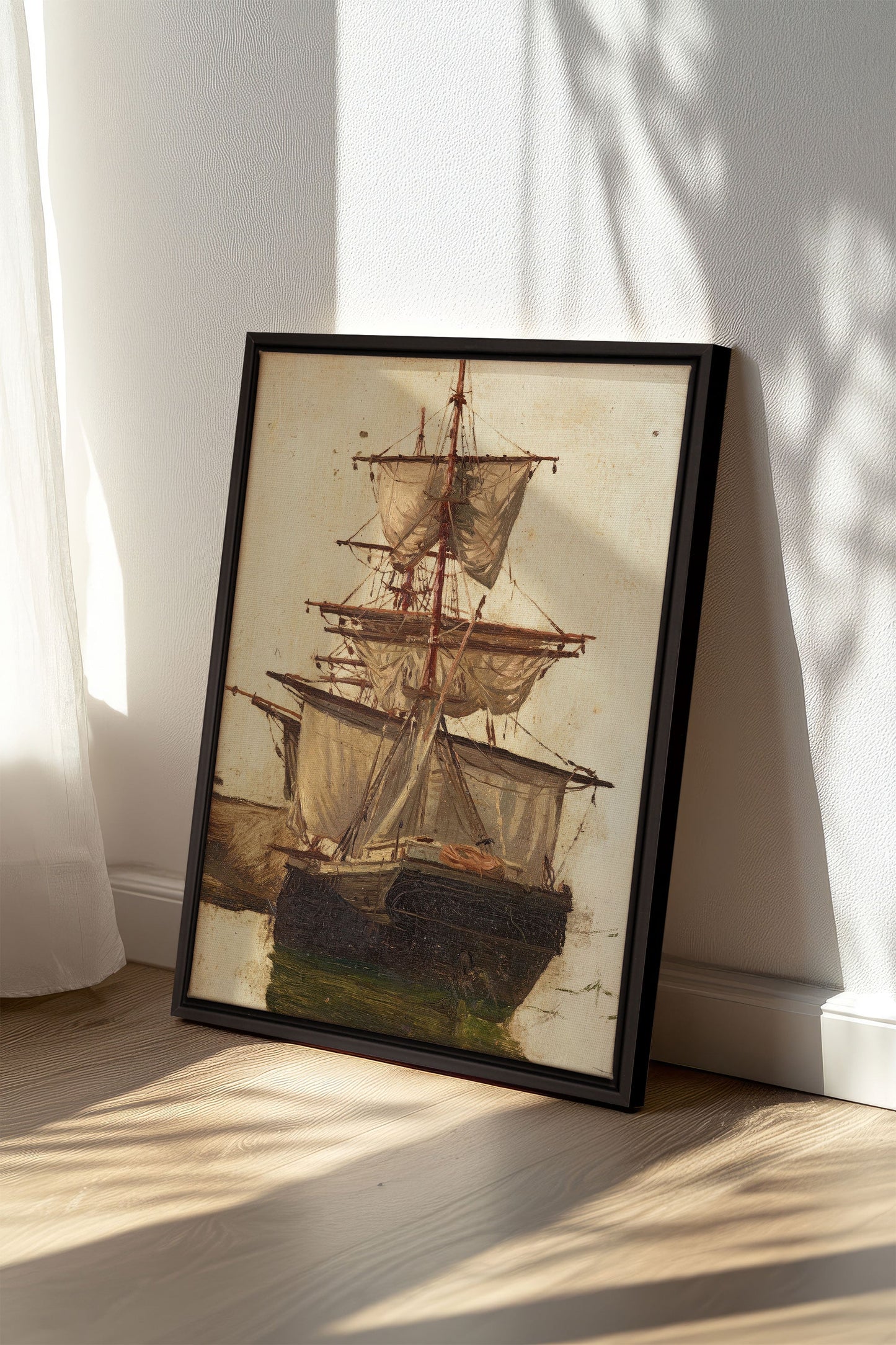 BRISE ANTIQUE, Oeuvre sur toile étirée