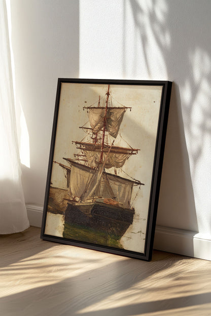 BRISE ANTIQUE, Oeuvre sur toile étirée