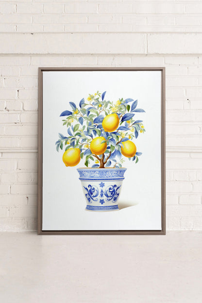 LEMON BREEZE, Oeuvre sur toile étirée