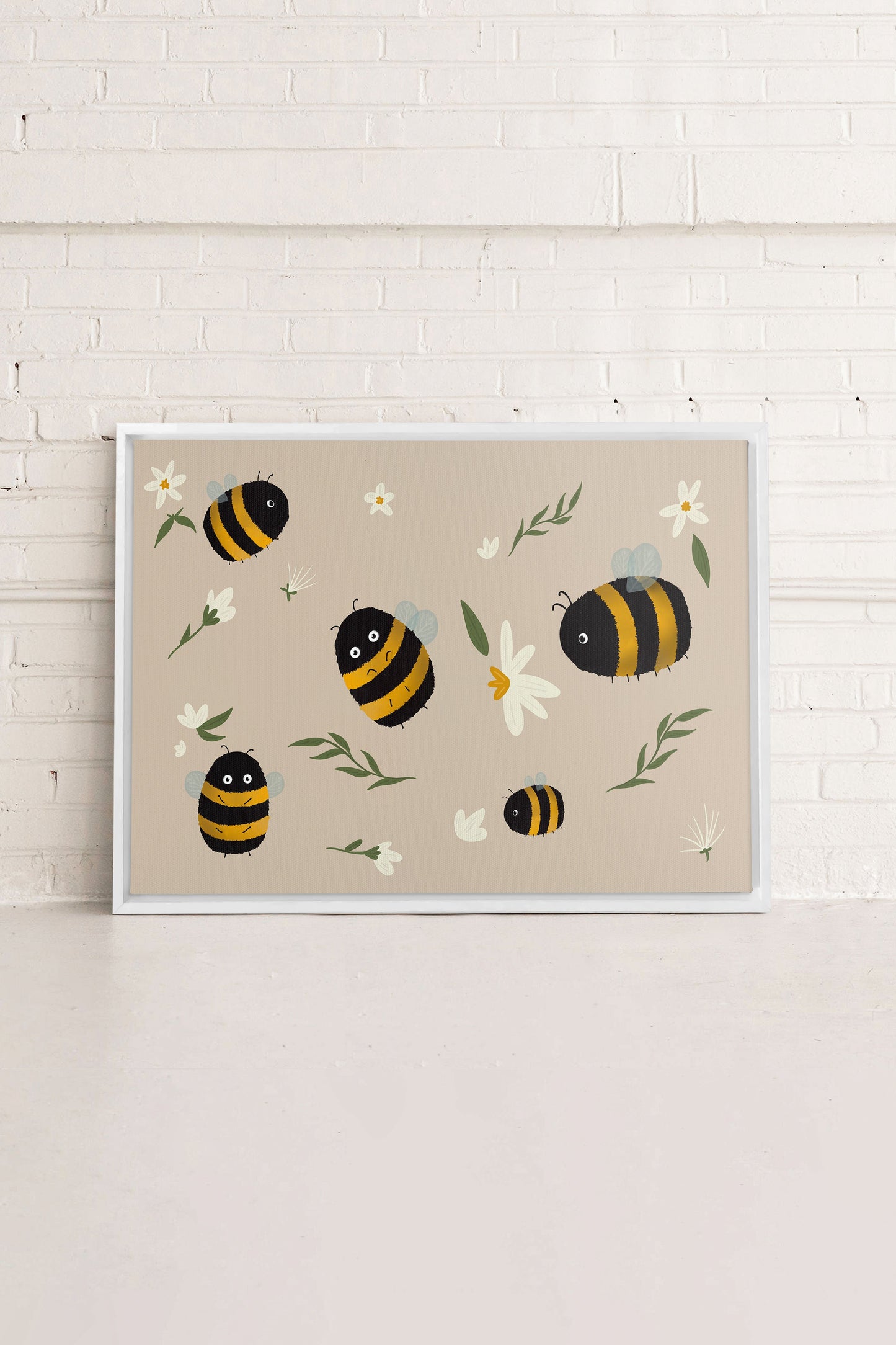 ABEILLES, Oeuvre sur toile étirée