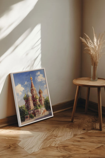 MOSCOW HUES, Oeuvre sur toile étirée