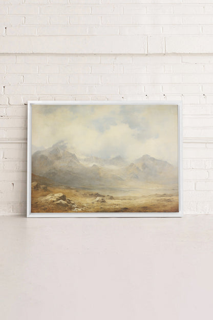 Quiet Highlands, Oeuvre sur toile étirée
