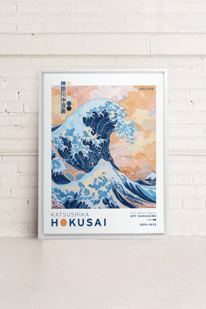 THE GREAT WAVE, Oeuvre sur toile étirée