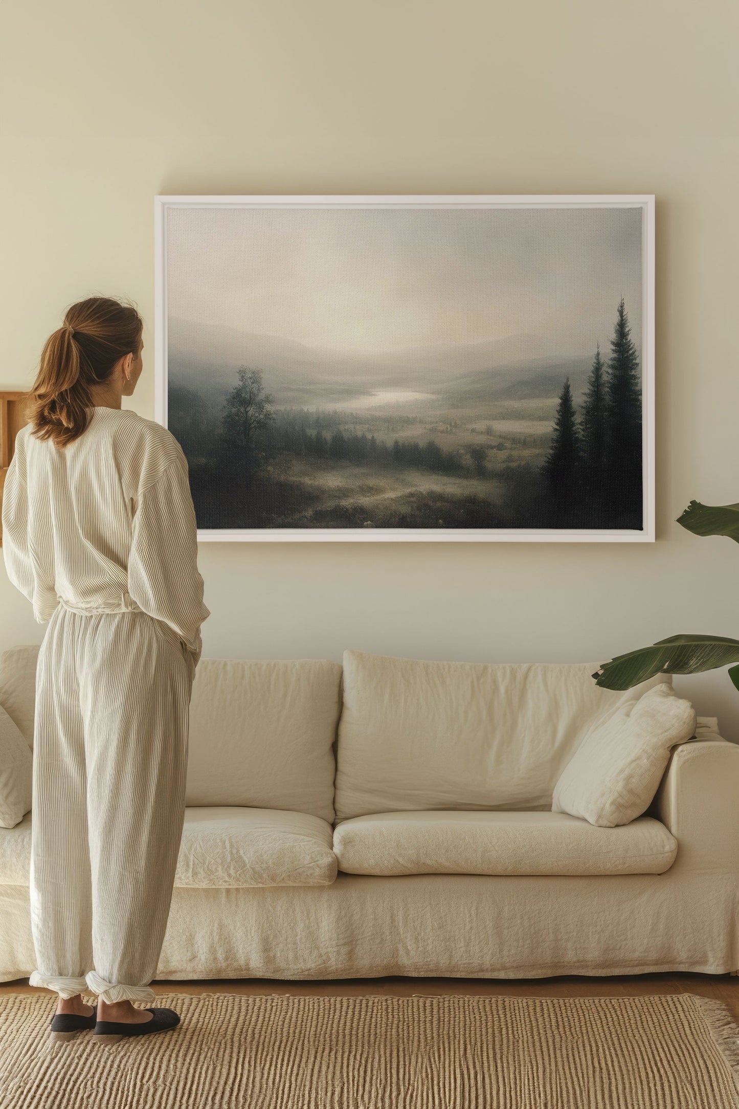 GLOW OF SILENCE, Oeuvre sur toile étirée