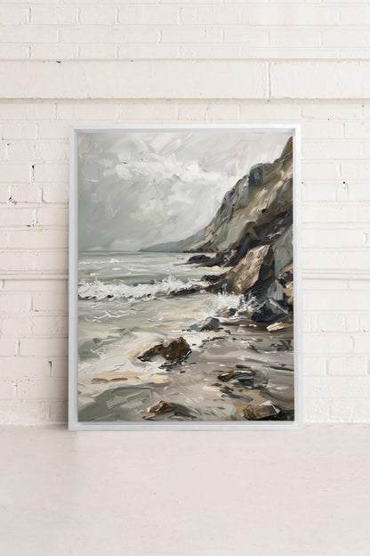 SHADED SHORES, Oeuvre sur toile étirée