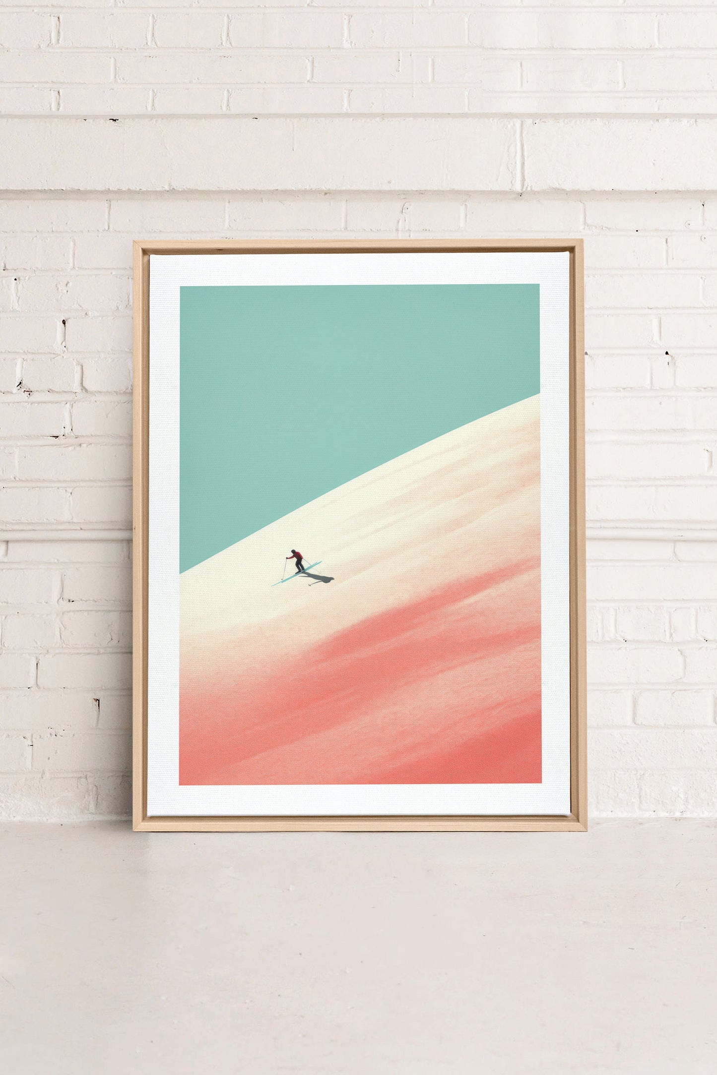 Frosty Glide, Oeuvre sur toile étirée