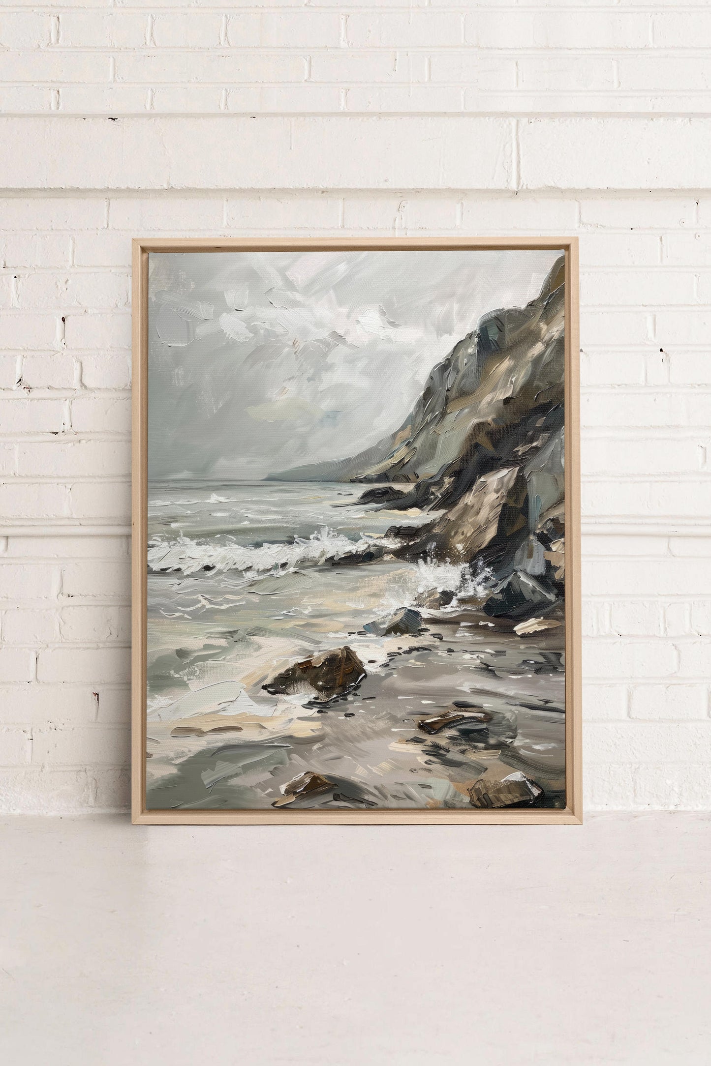SHADED SHORES, Oeuvre sur toile étirée