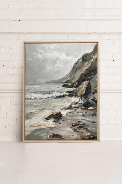 SHADED SHORES, Oeuvre sur toile étirée