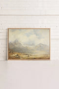 Quiet Highlands, Oeuvre sur toile étirée
