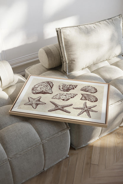 COASTAL COLLECTION, Oeuvre sur toile étirée