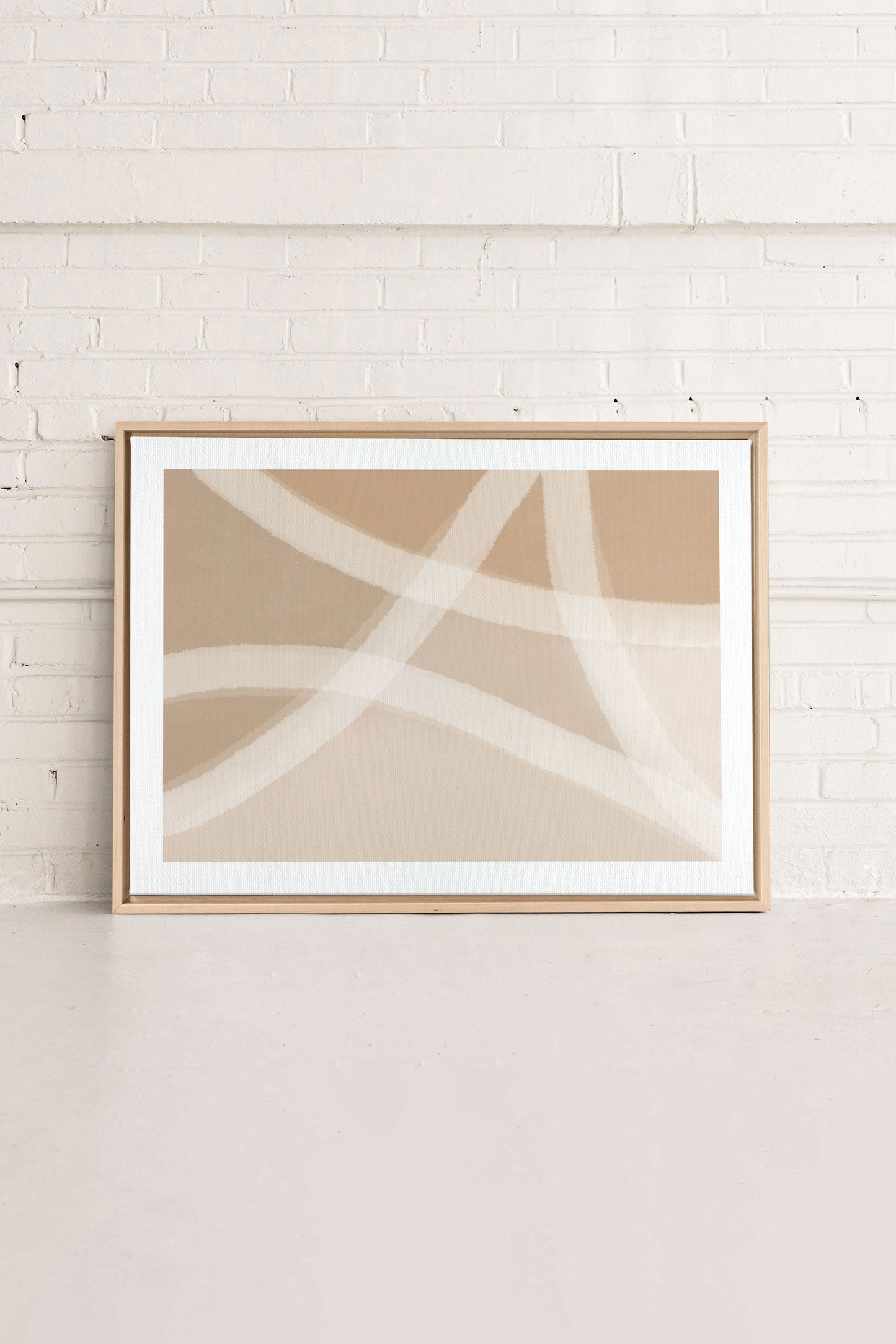 DOUCEUR DE LIN, Oeuvre sur toile étirée