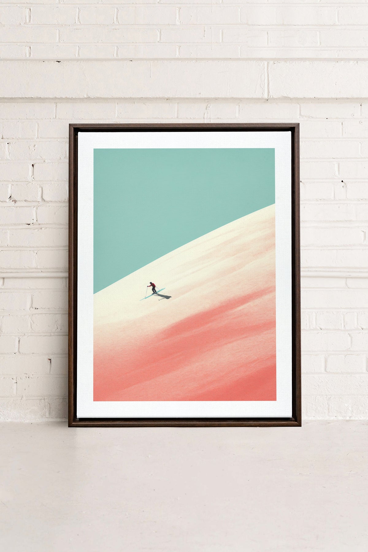 Frosty Glide, Oeuvre sur toile étirée