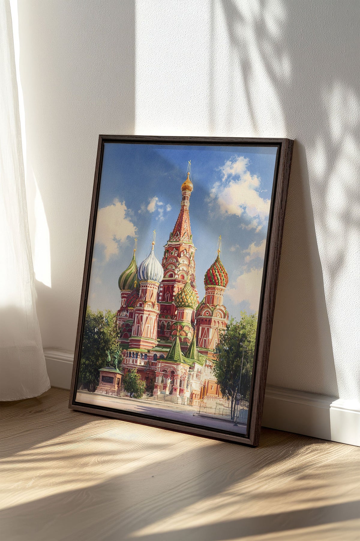 MOSCOW HUES, Oeuvre sur toile étirée