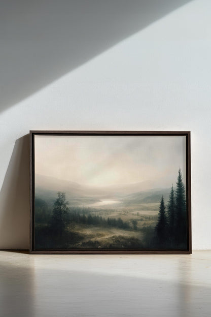 GLOW OF SILENCE, Oeuvre sur toile étirée
