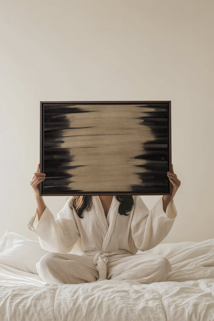 POUSSIÈRE D'OMBRES, Oeuvre sur toile étirée