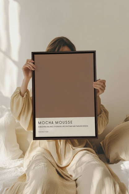 MOCHA MOUSSE, Oeuvre sur toile étirée