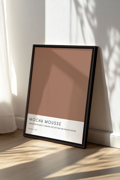 MOCHA MOUSSE, Oeuvre sur toile étirée