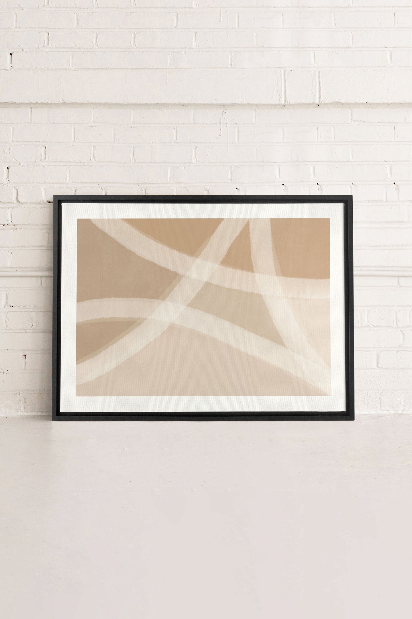 DOUCEUR DE LIN, Oeuvre sur toile étirée