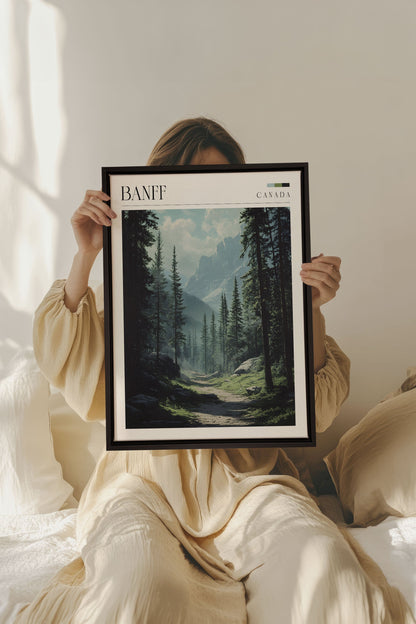 BANFF, Oeuvre sur toile étirée