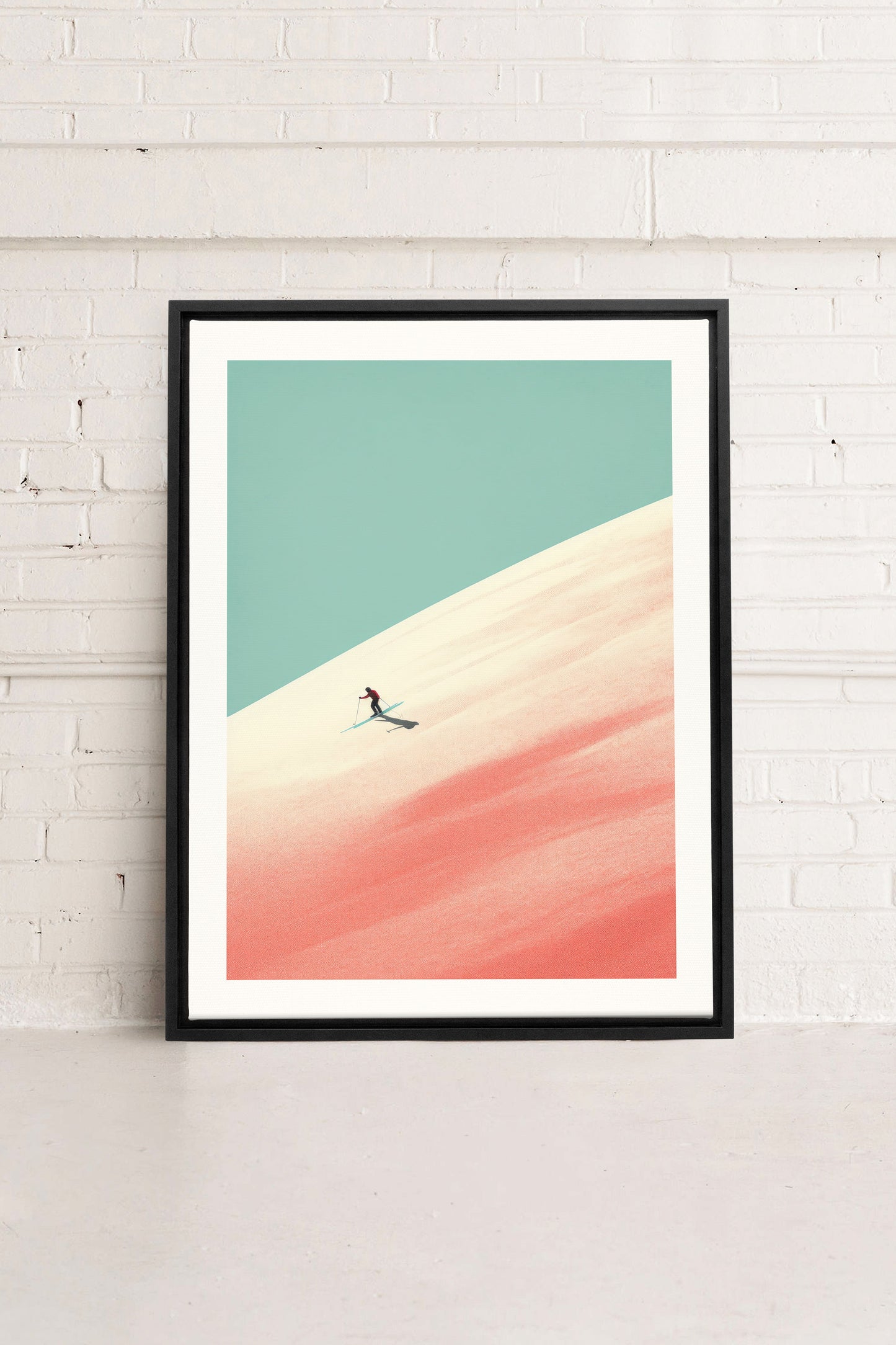 Frosty Glide, Oeuvre sur toile étirée