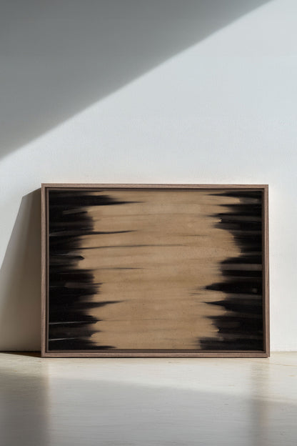 POUSSIÈRE D'OMBRES, Oeuvre sur toile étirée