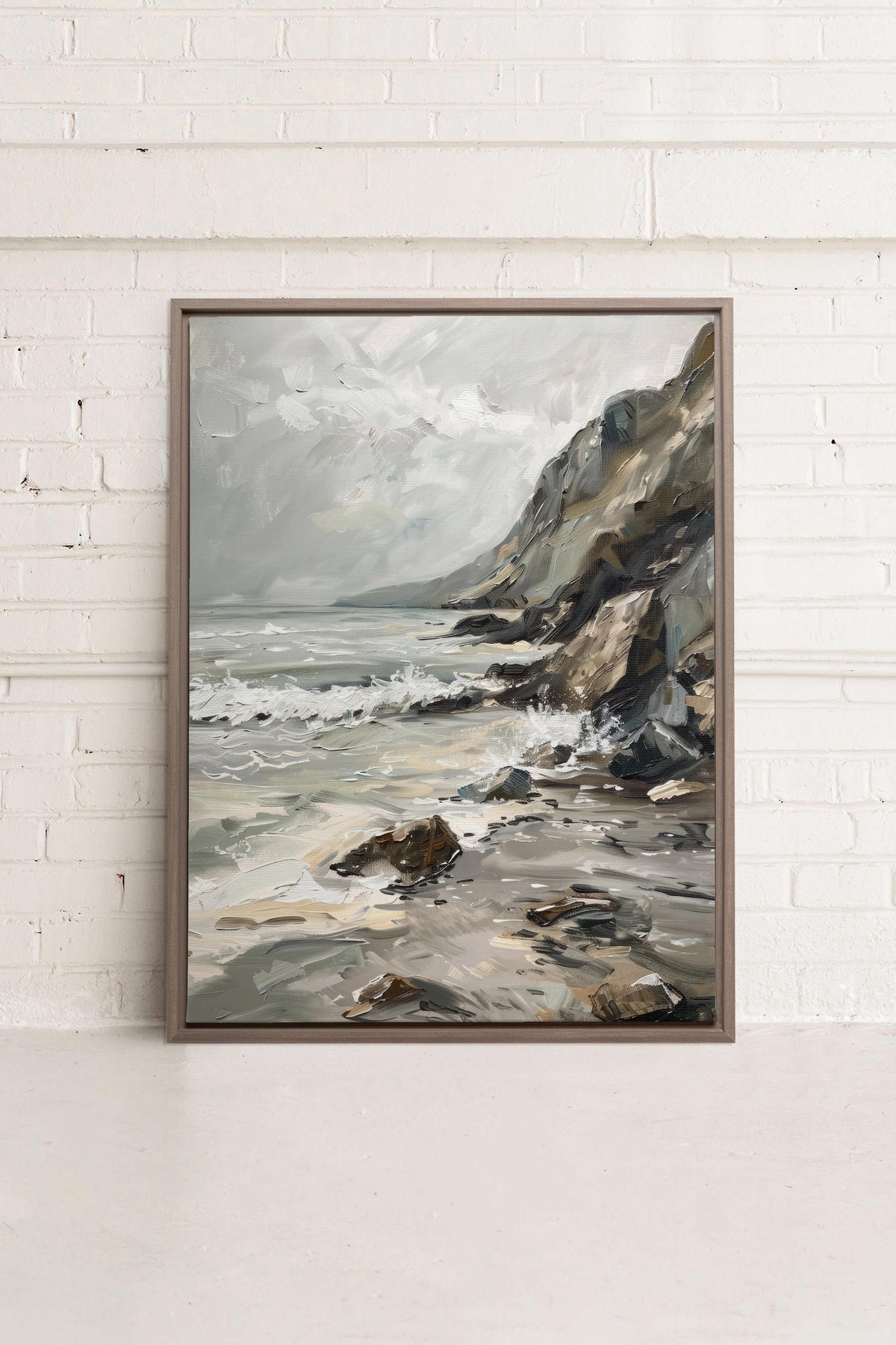 SHADED SHORES, Oeuvre sur toile étirée
