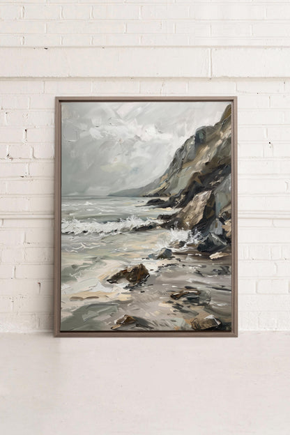 SHADED SHORES, Oeuvre sur toile étirée