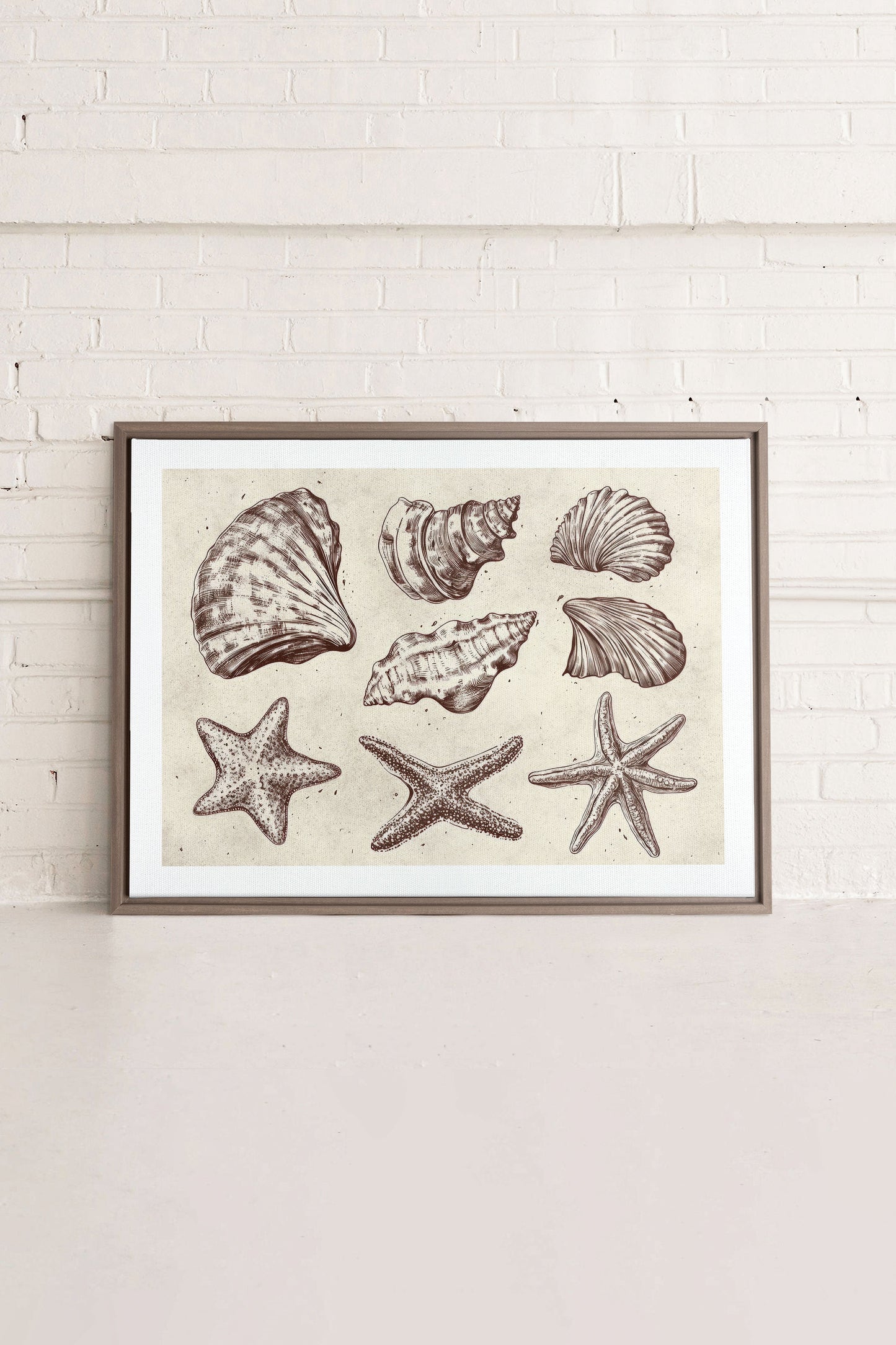 COASTAL COLLECTION, Oeuvre sur toile étirée