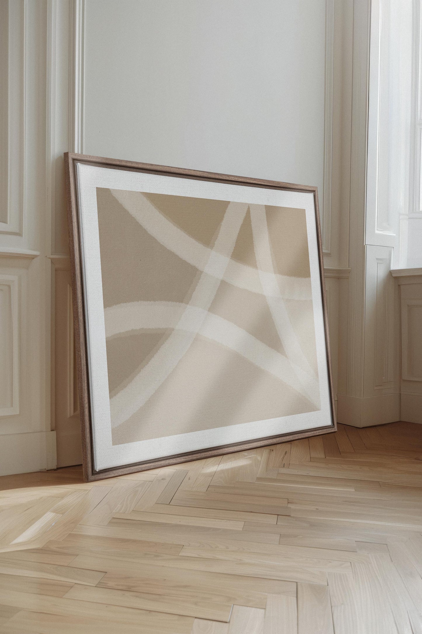 DOUCEUR DE LIN, Oeuvre sur toile étirée