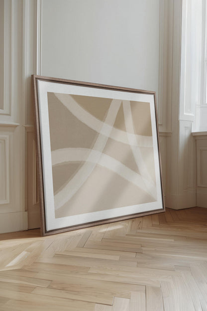 DOUCEUR DE LIN, Oeuvre sur toile étirée