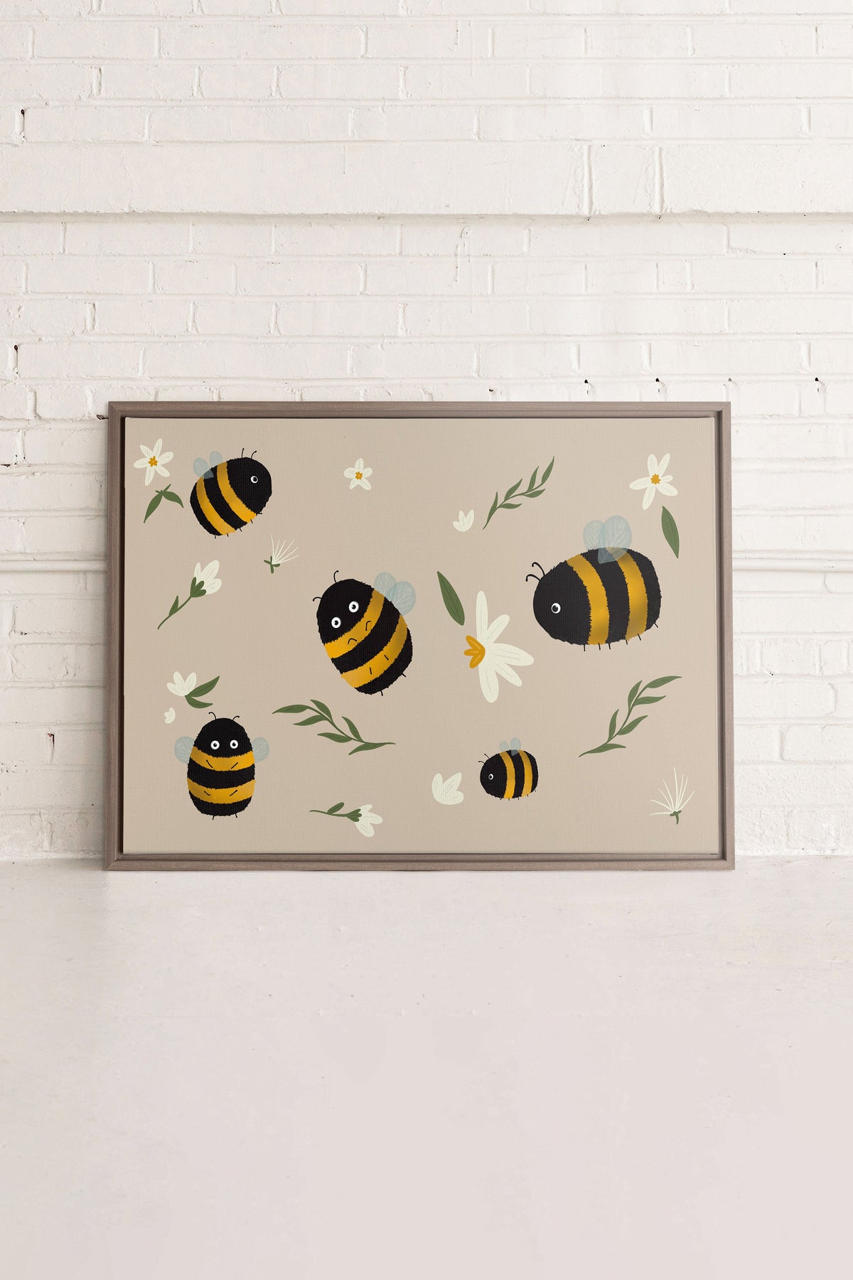 ABEILLES, Oeuvre sur toile étirée