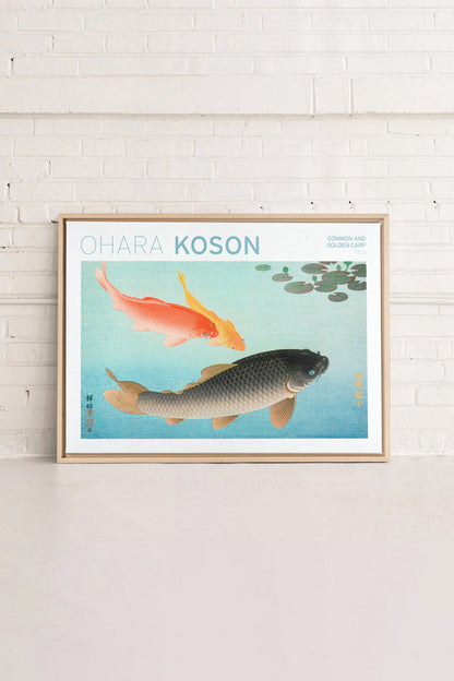 COMMON & GOLDEN CARP, Oeuvre sur toile étirée