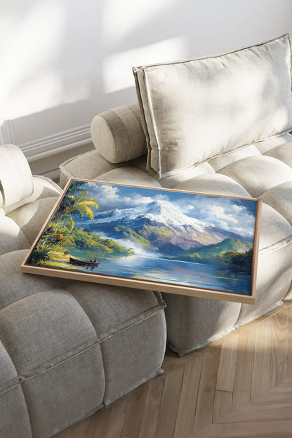 TROPICAL HIGHLANDS, Oeuvre sur toile étirée