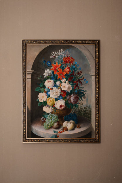 BOUQUET ROYAL, CADRE VINTAGE BRONZE