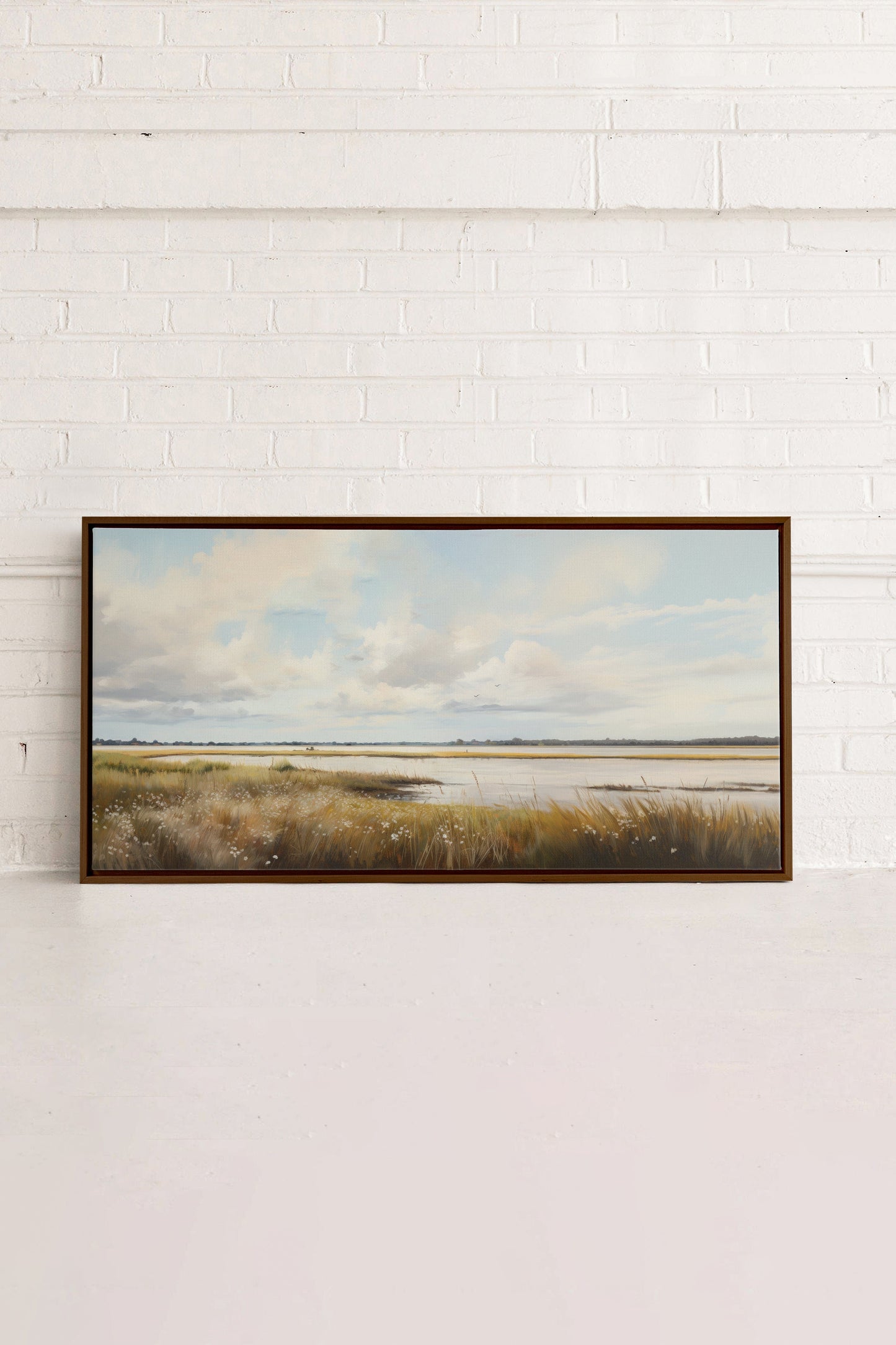 GOLDEN GLOW, Oeuvre sur toile étiré