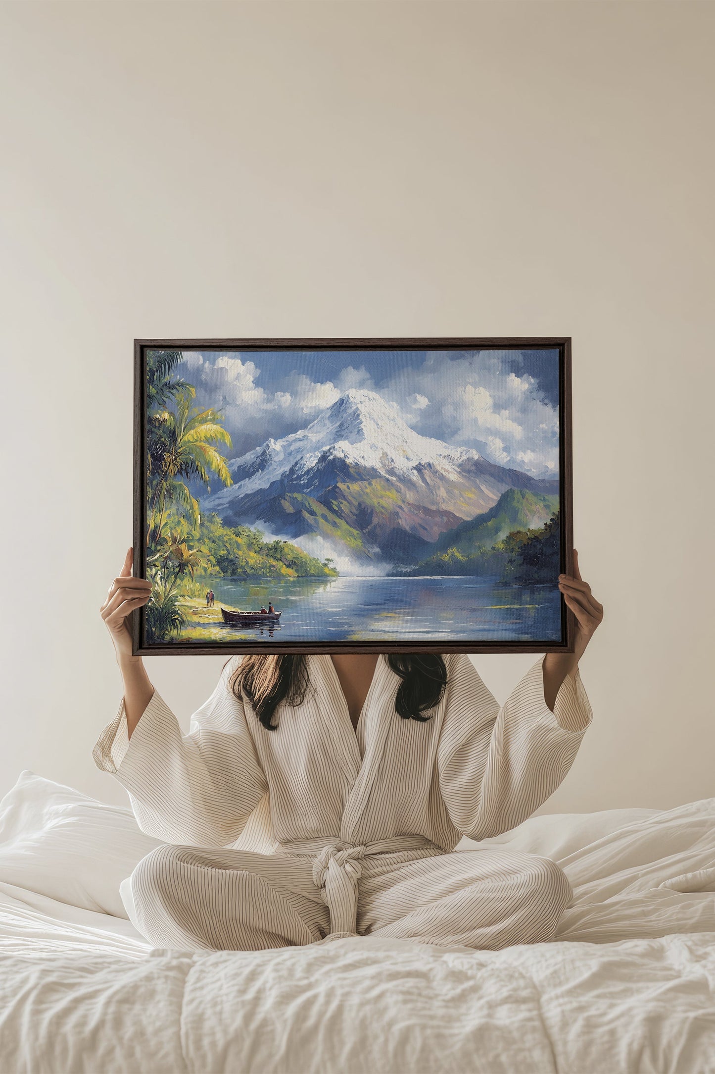 TROPICAL HIGHLANDS, Oeuvre sur toile étirée